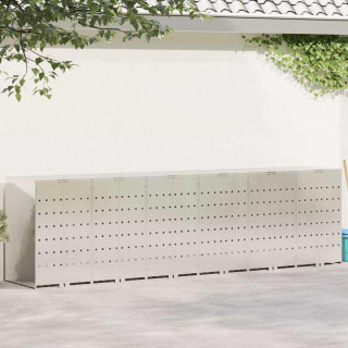 Ratta prügikasti hoidmine 3 prügikasti jaoks Hõbedane