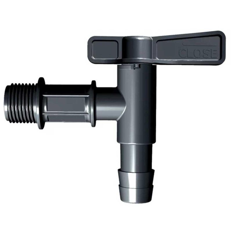 TAP FOR RAINWATER TANK CANTAP 3/4 BLACK - POSSIBILITY OF HOSE INSTALLATION