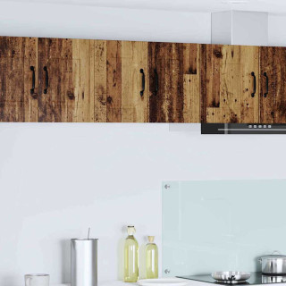 Seinakapp kööki riiuliga Vana puit 30 x 31 x 40 cm Tehispuit