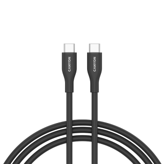 CANYON cable CC60SC10 C-C 60W 1m Silicon Black