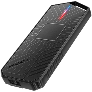 AXAGON EEM2-GAM USB-C 3.2 Gen 2 10Gbps - Бокс для M.2 NVMe/SATA SSD GAME 30-80мм, алюминиевый корпус