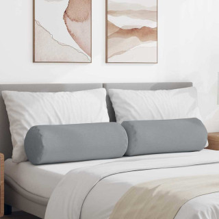 Padjad 2 pcs Helehall Ø 25 x 70 cm kangas