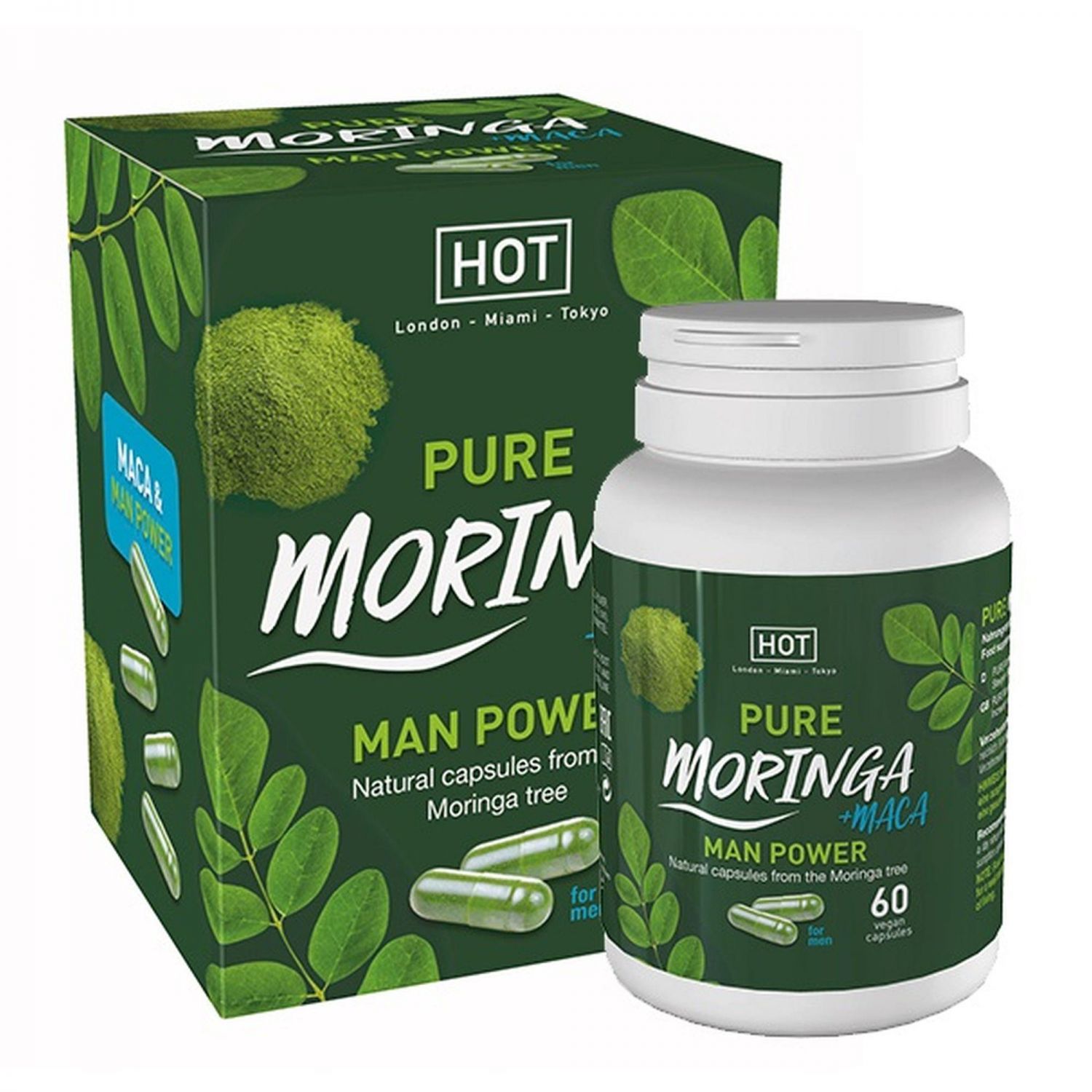 Premium Moringa Meeste Elujõu Kapslid 60tbl