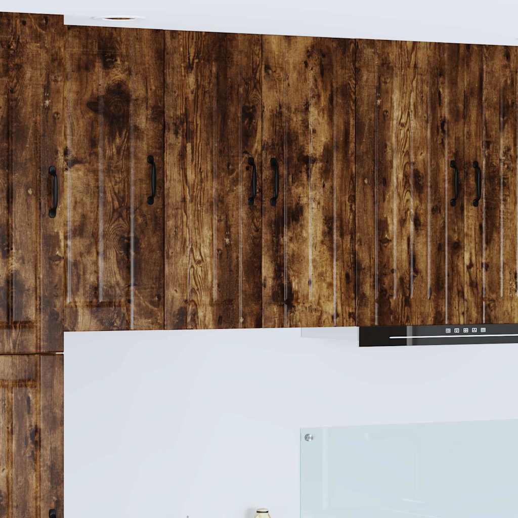 Seinakapp kööki Suitsetatud tamm 60 x 31 x 80 cm Tehispuit