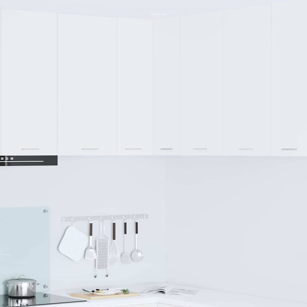 Seinakapp riiuliga Riga Valge 57 x 57 x 80 cm Tehispuit