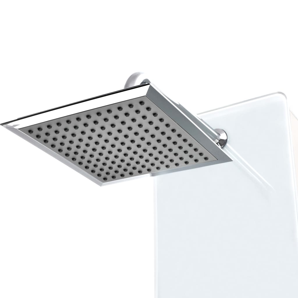 Душевая панель система, стекло, 25 x 44,6 x 130 см, белая