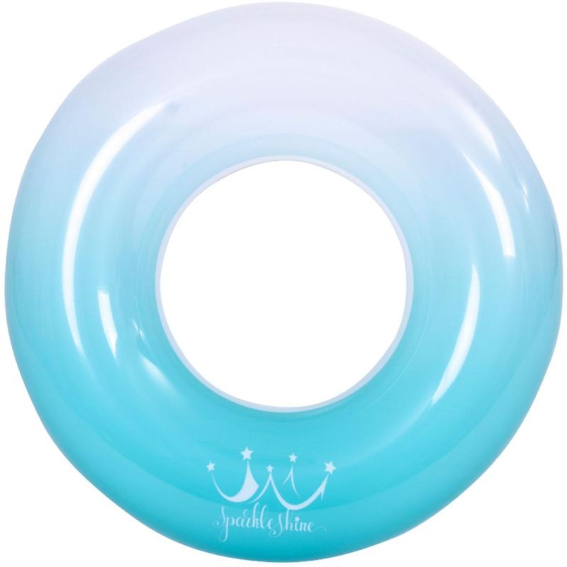 RAINBOW SWIMMING RING 90CM 35100 BLUE