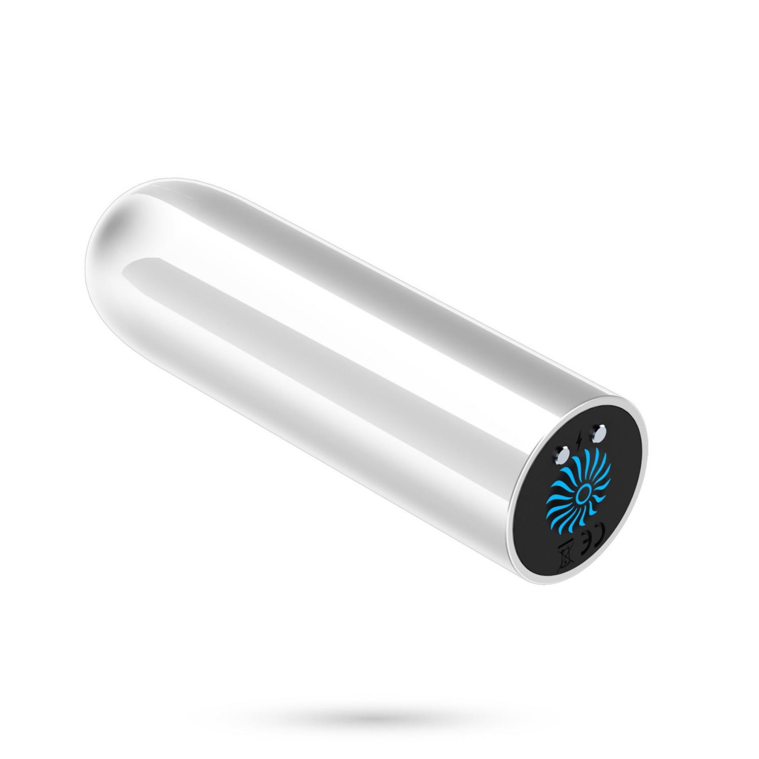 Вибратор-пуля Quackers USB перезаряжаемый белый Crushious