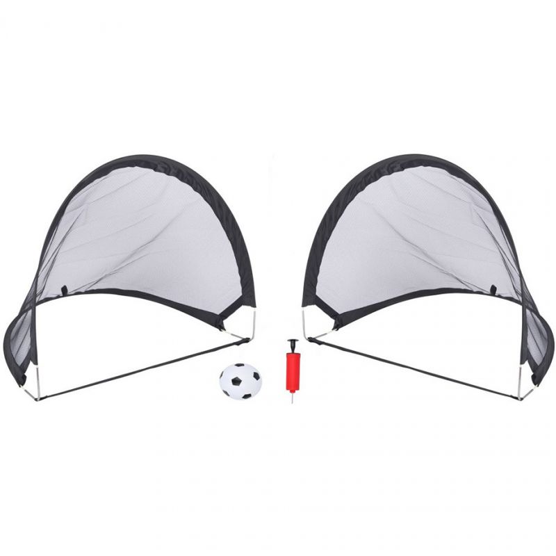 Set of 2 Pop Up Soccer Goals Dunlop 100982