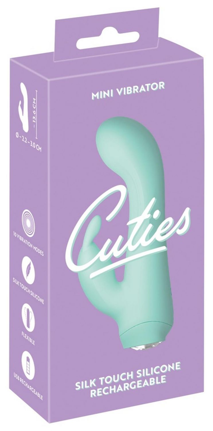 Мини-вибратор Cuties Green 4