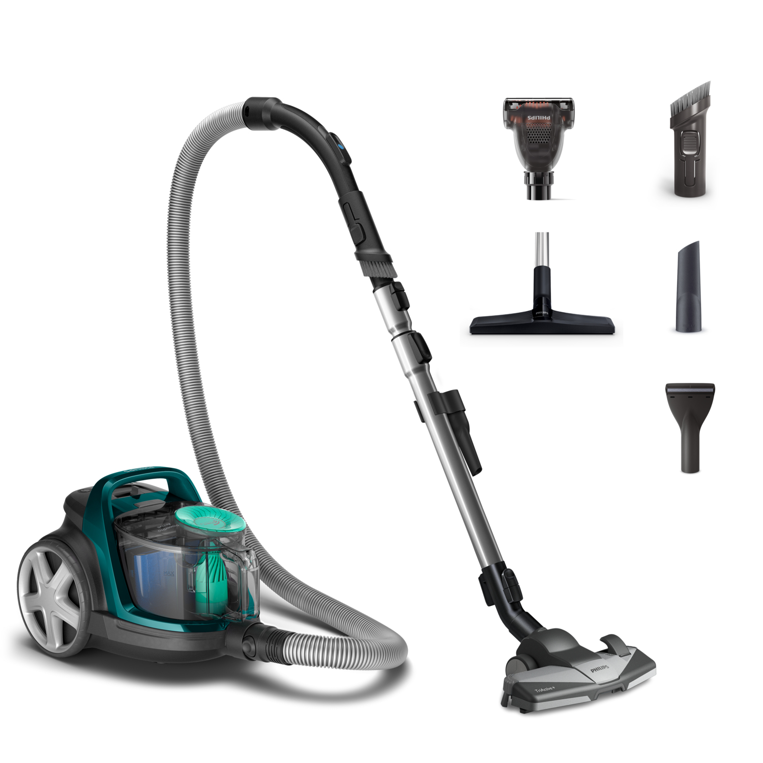Philips 5000 Series Bagless vacuum cleaner FC9556/09, 900W, 99,9 % dust collection, PowerCyclone 7