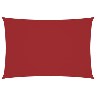 Солнцезащитный тент из ткани Оксфорд, прямоугольный, 3 x 6 м, красный