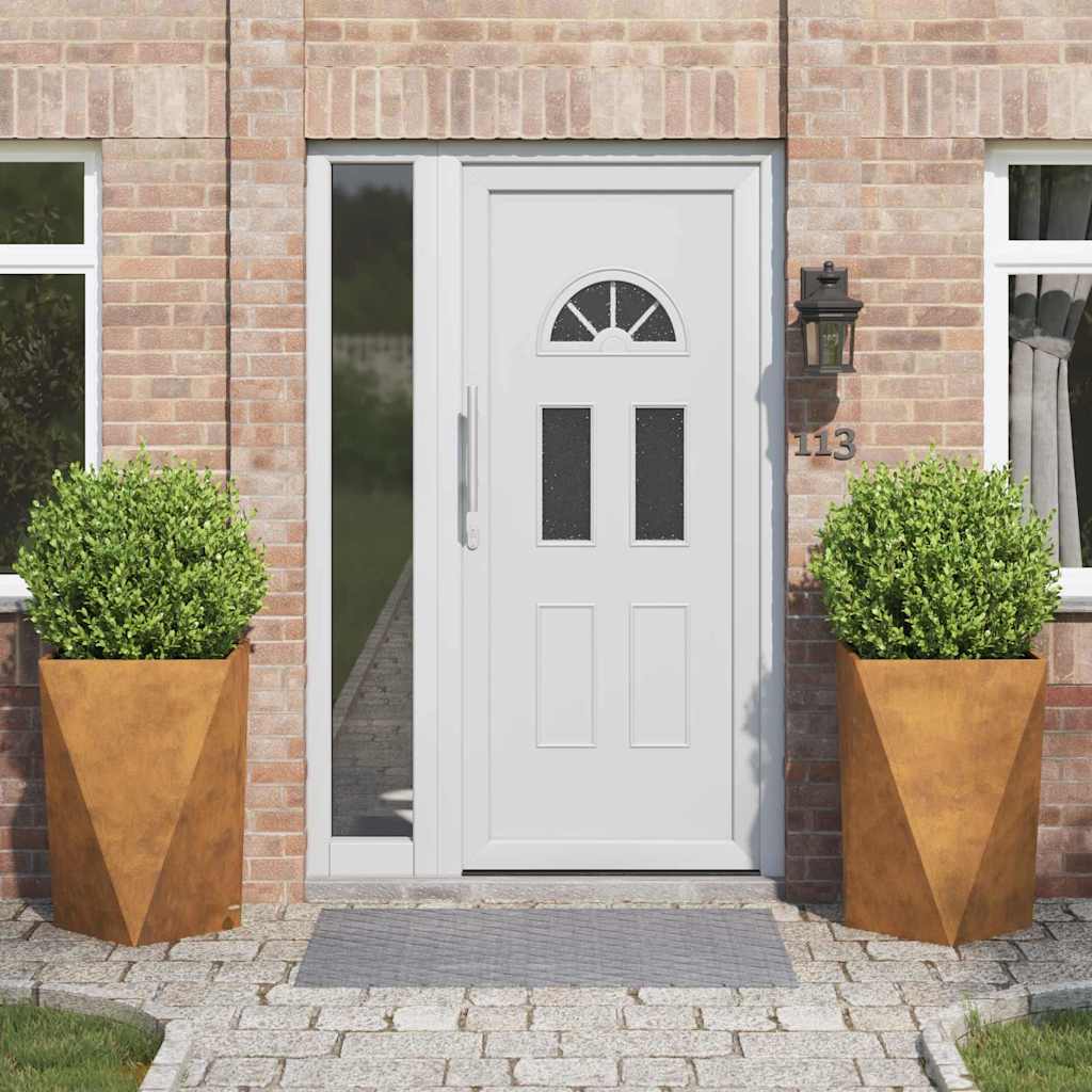 Taimekast 2 pcs Rooste 50 x 50 x 75 cm terase tüüp