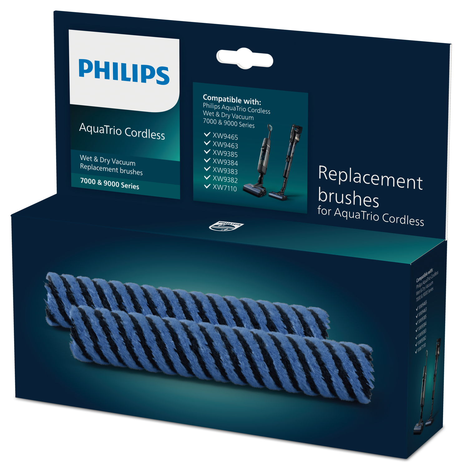 Philips AquaTrio Cordless Accessories Replacement Brushes XV1793/01