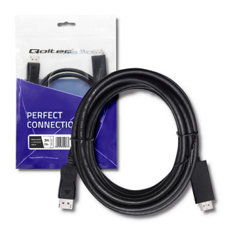 Qoltec DisplayPort v1.2 male | HDMI male | 5K | 3m