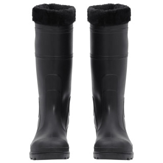 eemaldatava voodriga kummikud, must, suurus 43, PVC