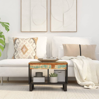 журнальный столик, 55x50x40 см, переработанная древесина