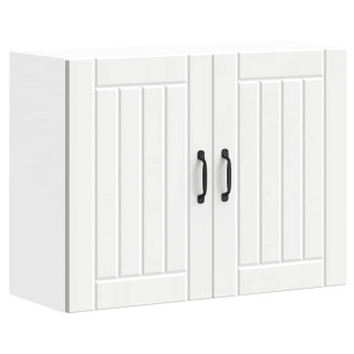 Кухонный навесной шкаф Lucca, белый, искусственное дерево