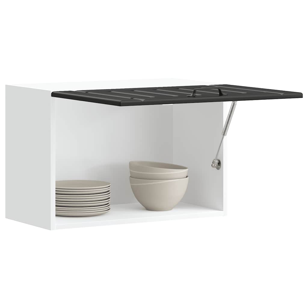 Köögi seinakapp Lucca, must, tehispuit