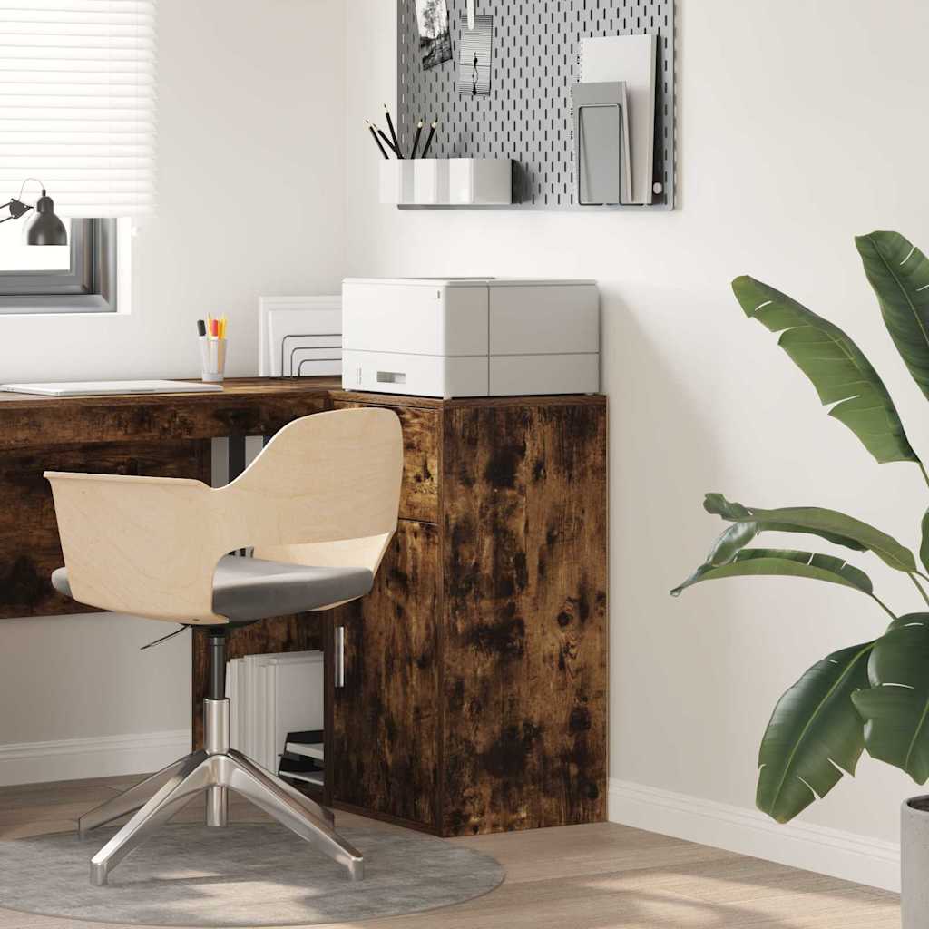 Kõrvalhoone Suitsutatud tamm 38 x 34.5 x 75 cm Tehispuit