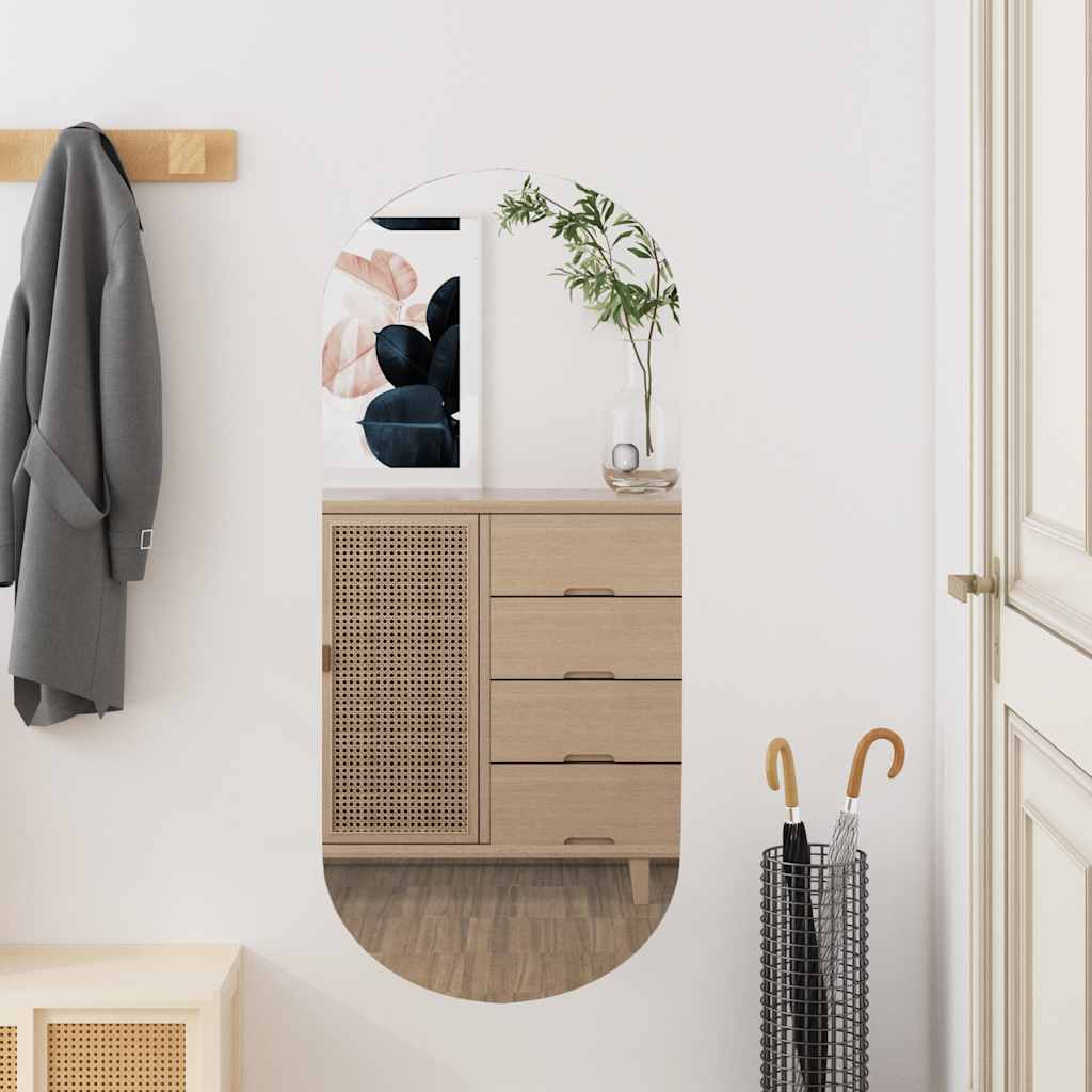 seinapeegel, 35 x 80 cm, klaas, ovaalne
