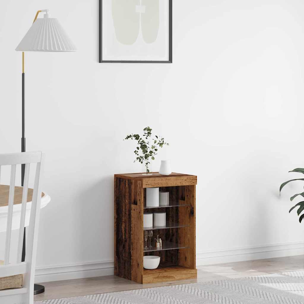 Высококачественный деревянный холодильник с LED подсветкой 41x37x67 см