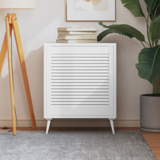 kapiuksed, võrega disain valge 61,5x59,4 cm männipuit