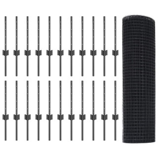 Aed koos postidega Hall 0.4 x 50 m Teras