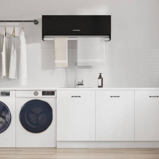 Kapp, must tamm, 100x32,5x35 cm töödeldud puit