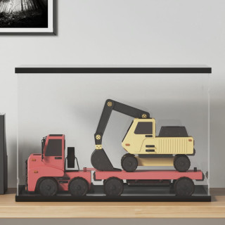 läbipaistev vitriinkast 56 x 36 x 37 cm akrüül