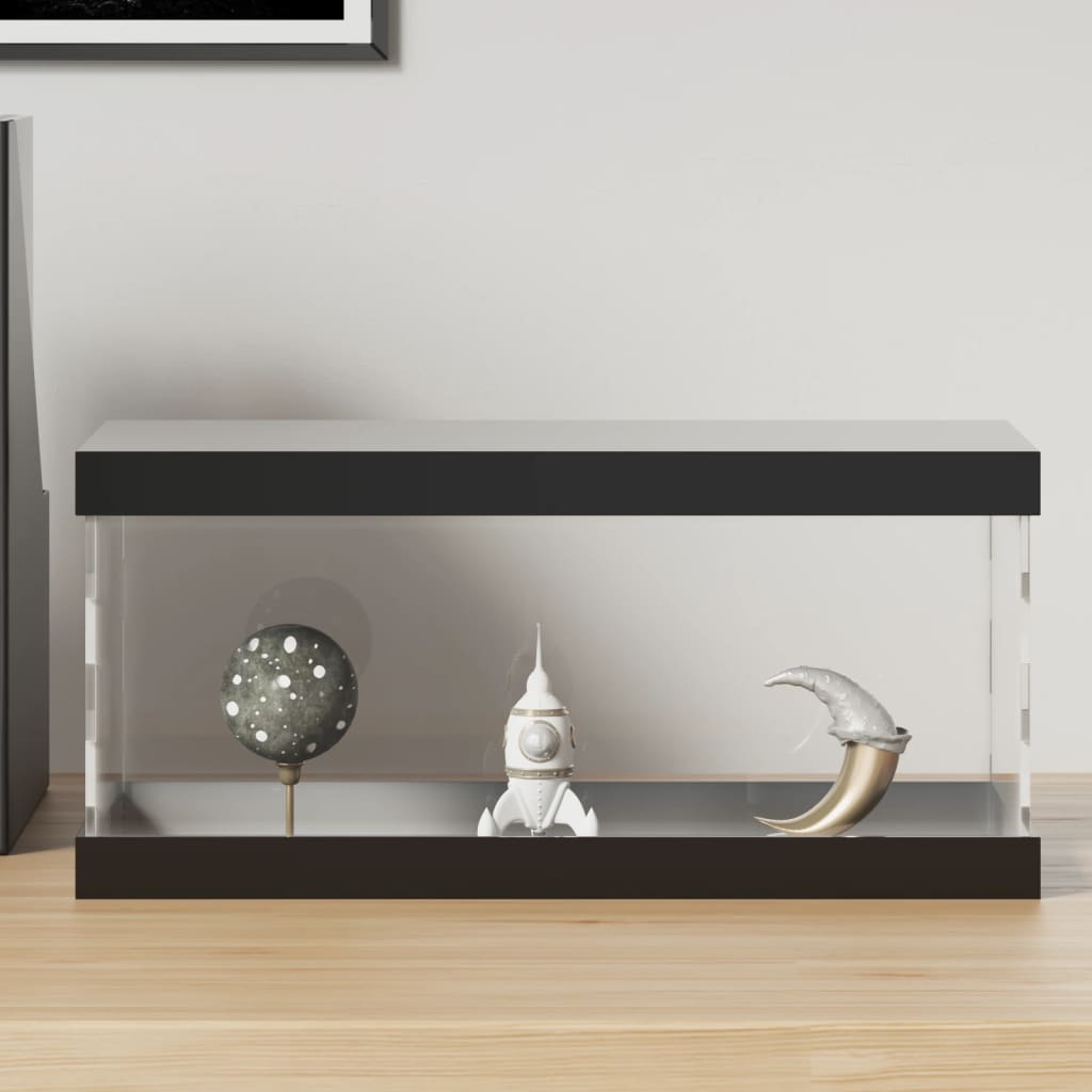 vitriinkast, läbipaistev, 30x15x14 cm, akrüül