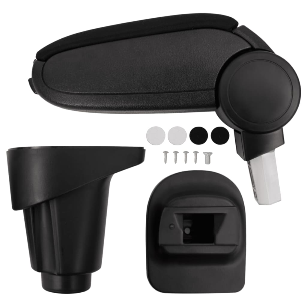 Подлокотник автомобильный, черный, 14 x 35 x (37-53) см, ABS