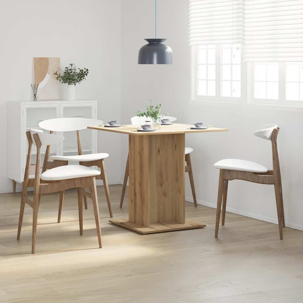 söögilaud Artisan tamm 80x80x75 cm Engineered Wood
