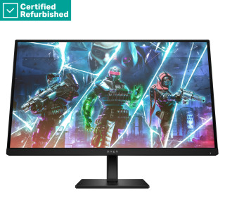 RENEW SILVER OMEN by HP 27s FHD Gaming Monitor - 27 1920x1080 FHD 400-nit 240Hz AG, IPS, 2x HDMI/DisplayPort, 2x USB-A, speakers, height adjustable/tilt/pivot, 1 years