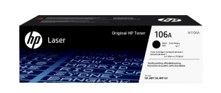 HP 106A Black Toner Cartridge, 1000 pages, for HP Laser 107, 135,137