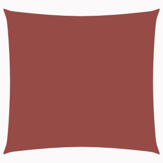 oxford-kangast päikesepuri, kandiline, 2,5 x 2,5 m, terrakota