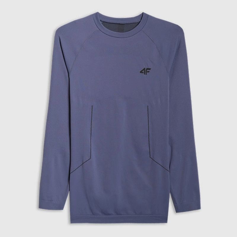 Men's seamless thermal underwear (top) 4F 4FWAW25USEAM233-32S