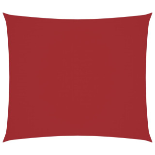 oxford-kangast päikesepuri, ristkülik, 2,5 x 3 m, punane