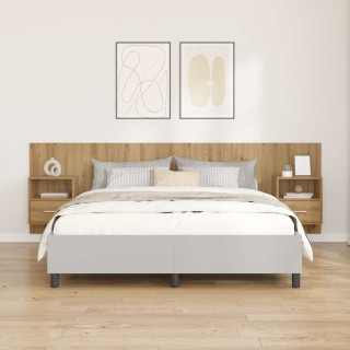 Peatoed Kapiga sahtliga riiuliga 3 pcs Käsitööpuu Tehispuit