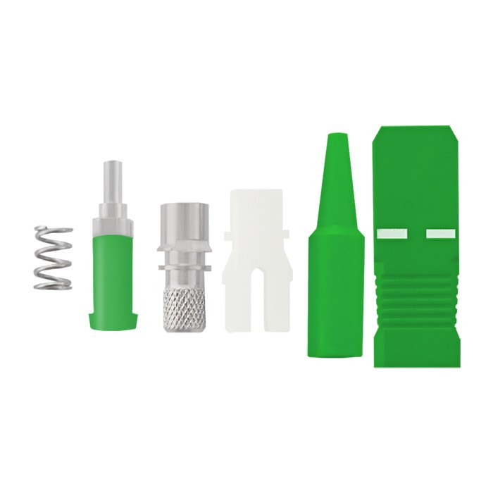 Оптический коннектор Qoltec SC/APC | Singlemode | 0.9мм