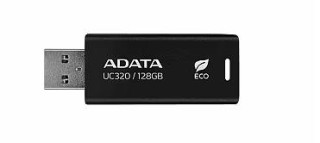 Флеш-накопитель ADATA UC320 128 ГБ USB 3.2 Черный
