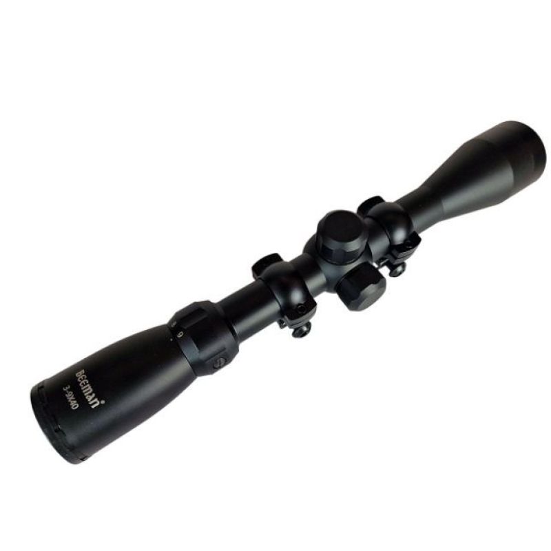 BEEMAN 3-9x40 scope, 1 tube, with mount (IB-1521)