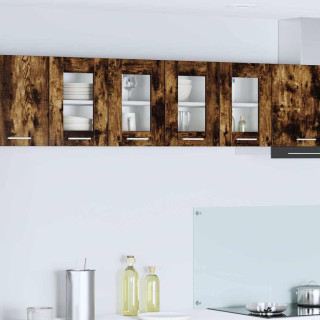 Seinakapp Riga 2 pcs Suitsetatud tamm 60 x 31 x 40 cm Tehispuit