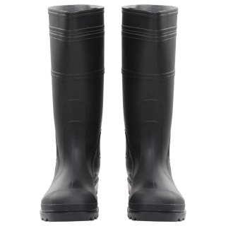 kummikud, must, suurus 45, PVC