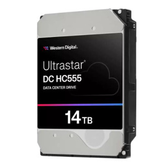 HDD|WESTERN DIGITAL ULTRASTAR|Ultrastar DC HC555|14TB|512 MB|7200 rpm|3,5|0B48721