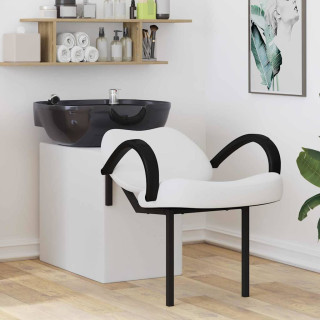Šampooni tool Valge ja must 63 x 141 x 92 cm PVC