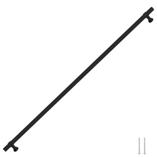 kapi käepidemed 5 tk, must, 480 mm, roostevaba teras