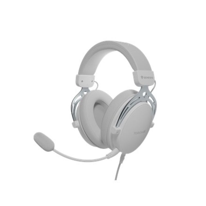 Genesis Toron 531 on-ear headphones with microphone, white