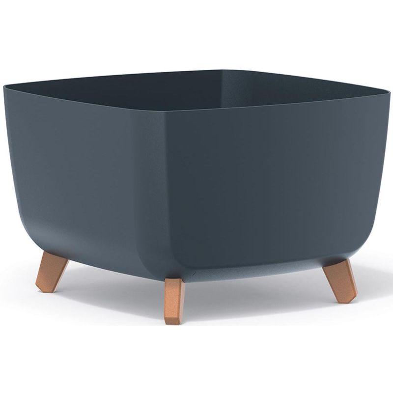GRACIA SQUARE FLOWERPOT 29x29CM ANTHRACITE