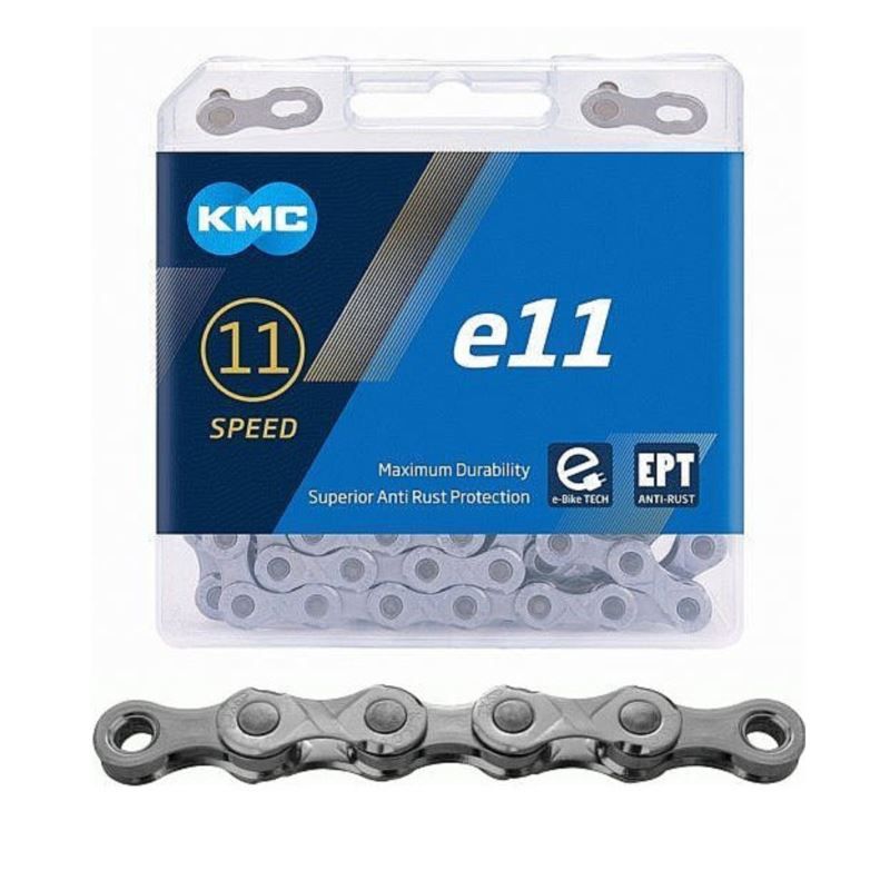 KMC Chain E11 EPT 136 links silver BOX